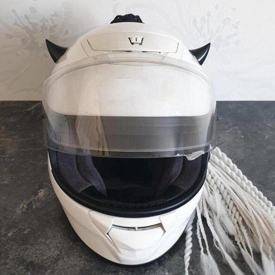 Northio  Klaxon pour casque de moto - noir 