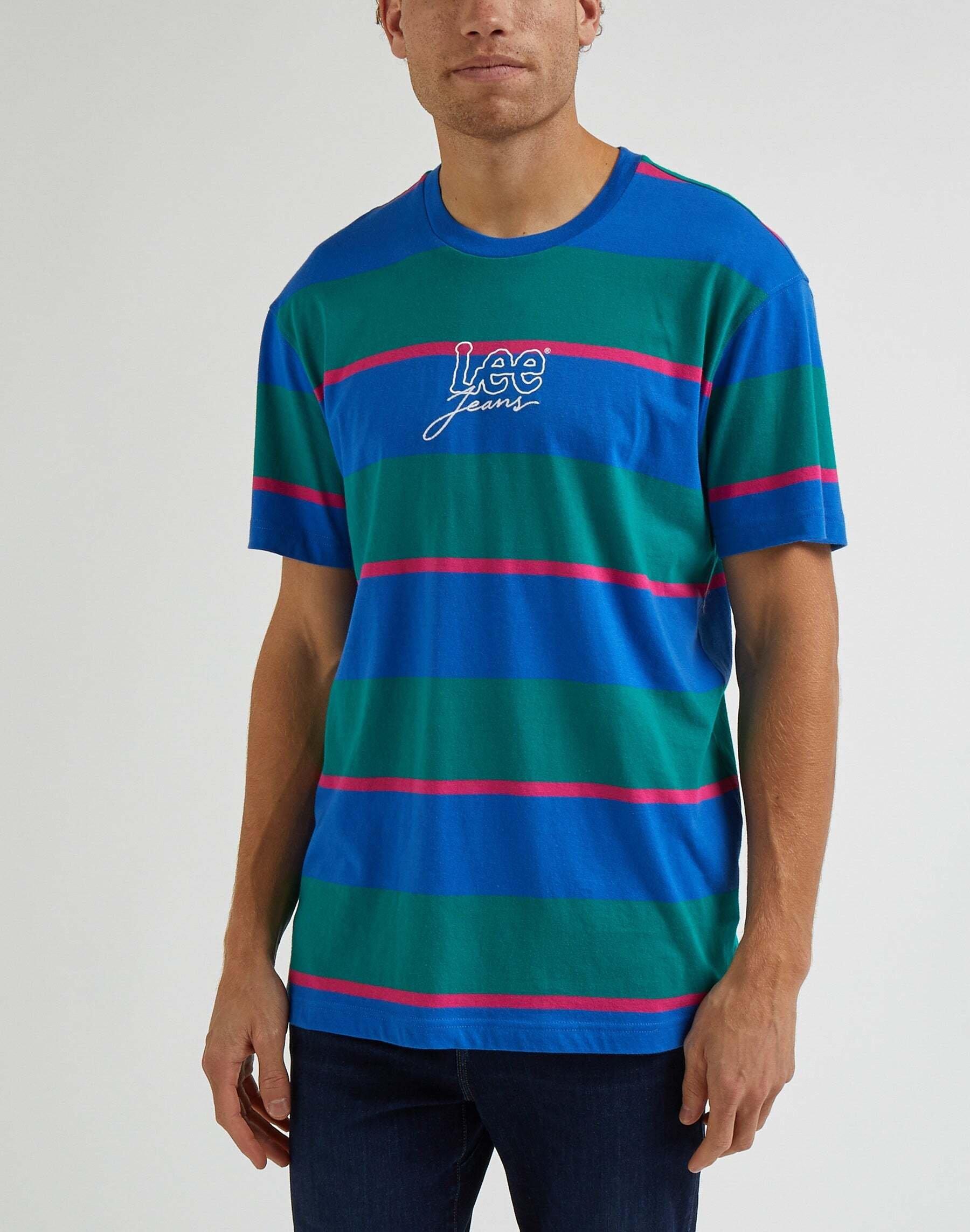 Lee  T-Shirt 80S Relaxed Stripe Tee 