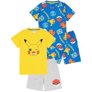 Pokémon  Schlafanzug mit Shorts  (2erPack) 
