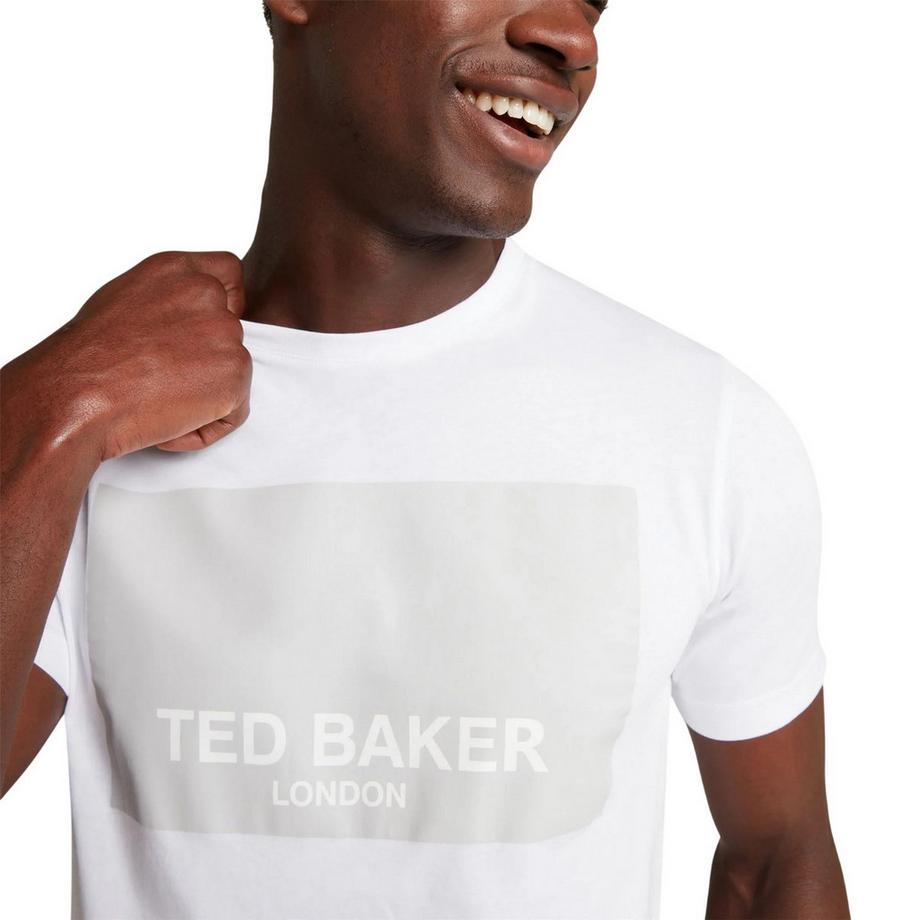 TED BAKER  Maglietta Regolare Logo Della Scatola 