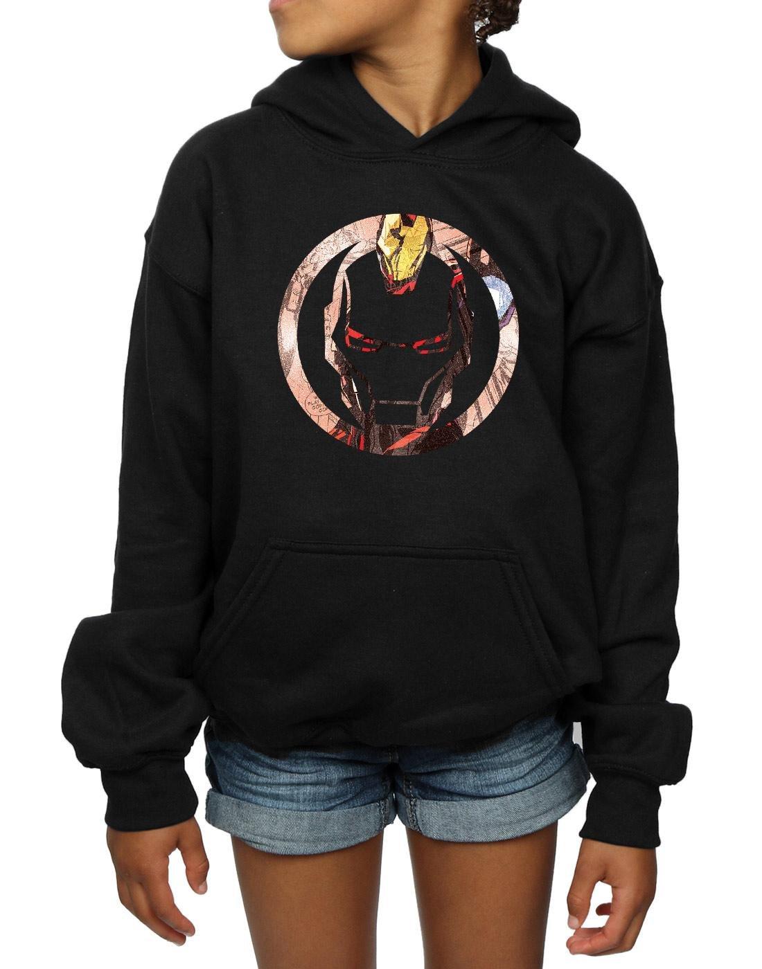 MARVEL  Iron Man Montage Symbol Kapuzenpullover 