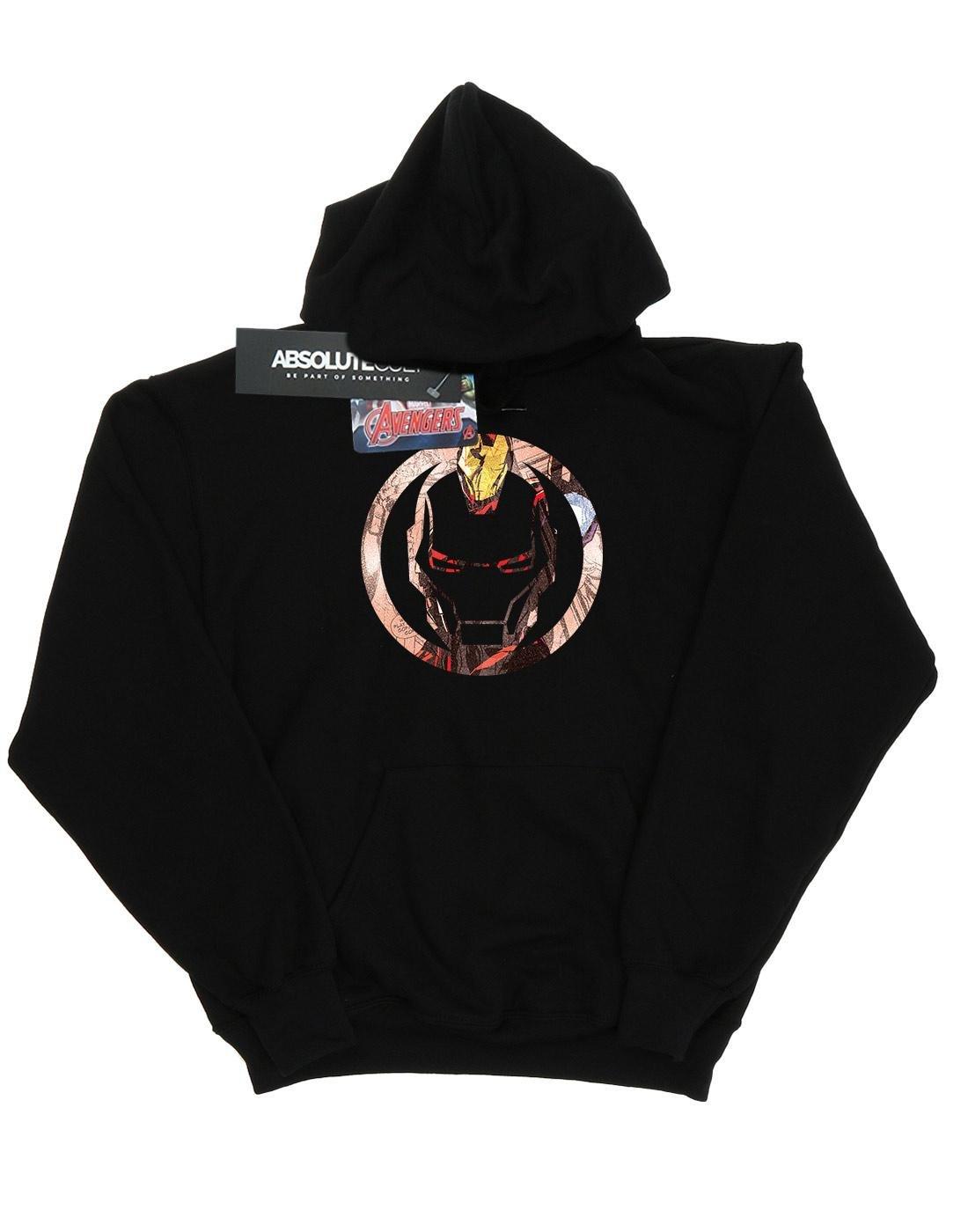 MARVEL  Iron Man Montage Symbol Kapuzenpullover 