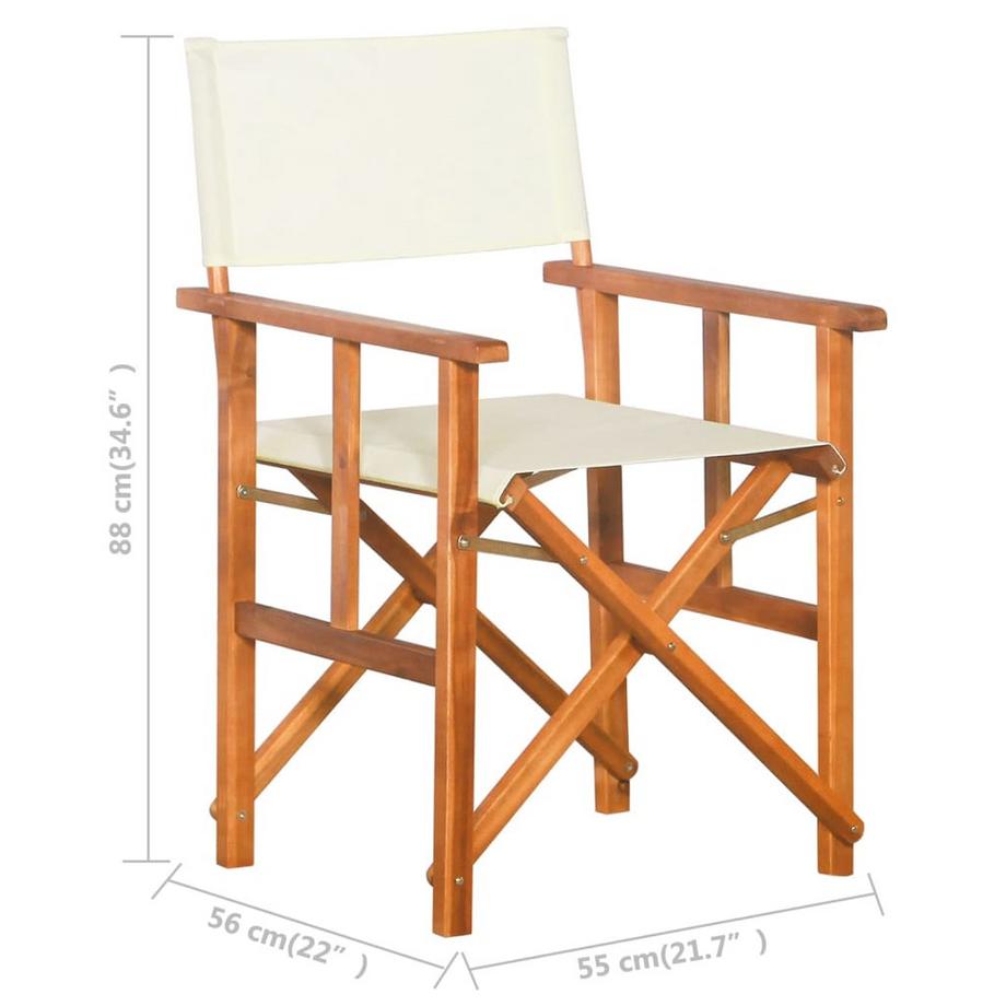 VidaXL Regiestuhl holz  