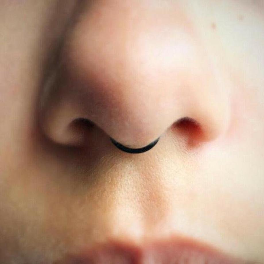 eStore  Anello al naso finto - Acciaio inossidabile 