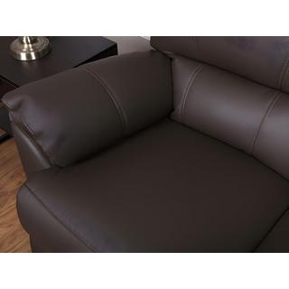 Vente-unique Fauteuil relax électrique en cuir MARCIS  