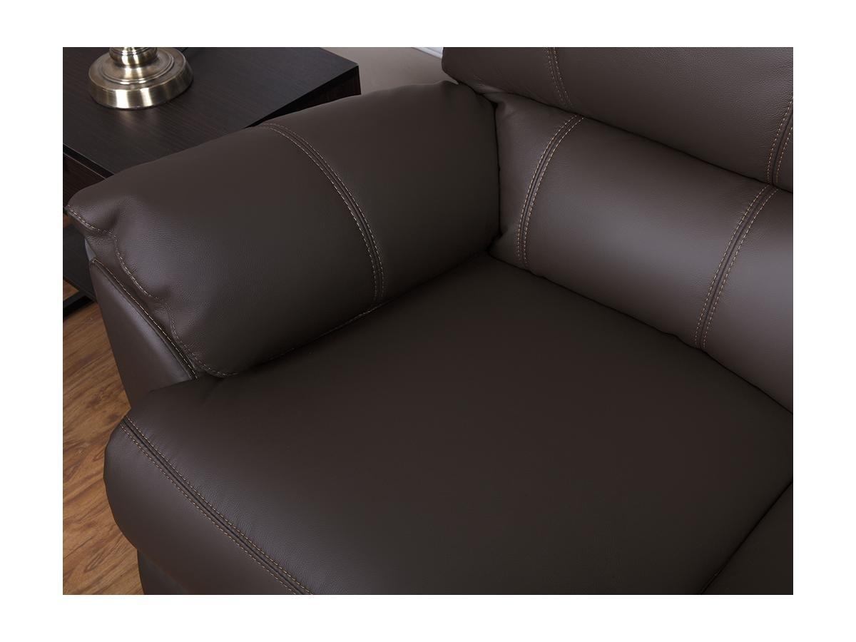 Vente-unique Fauteuil relax électrique en cuir MARCIS  