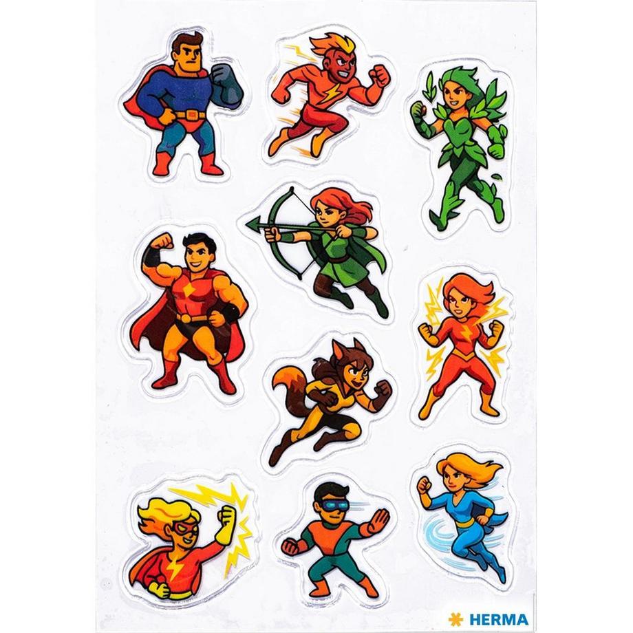HERMA Motivsticker Superhelden  
