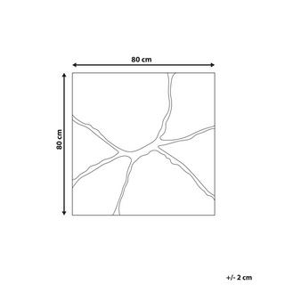 Beliani Specchio en Fibra a media densità (MDF) Glamour COOLE  