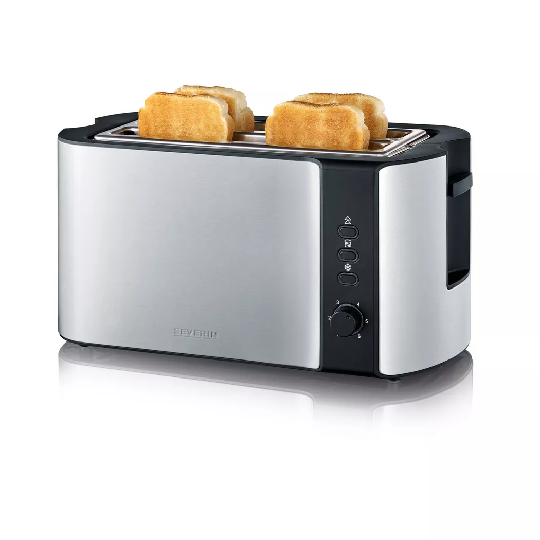 Grille-pain Inox brossé & Noir - 2590
