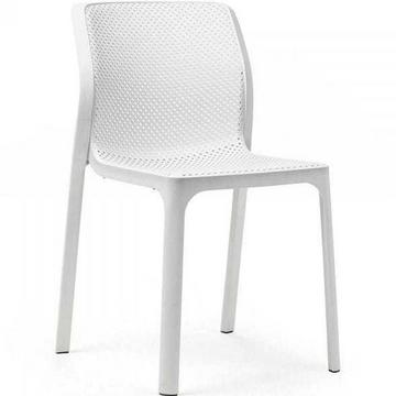 Chaise de jardin mors blanc