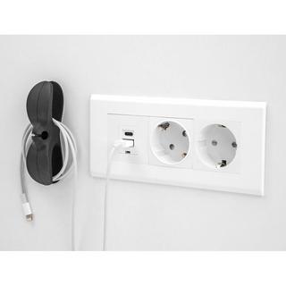 DeLock  Support de câble  avec passages, autocollant pièce 