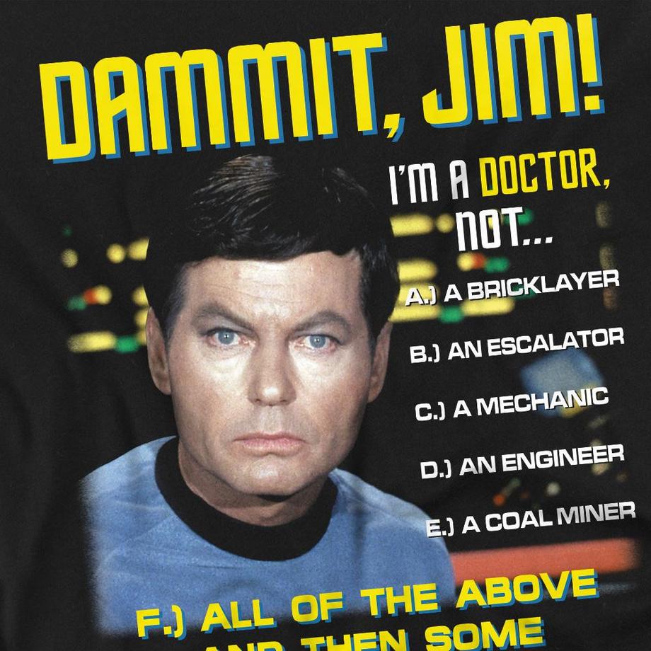 Star Trek All of the Above T-Shirt Stampata Maniche Lunghe  