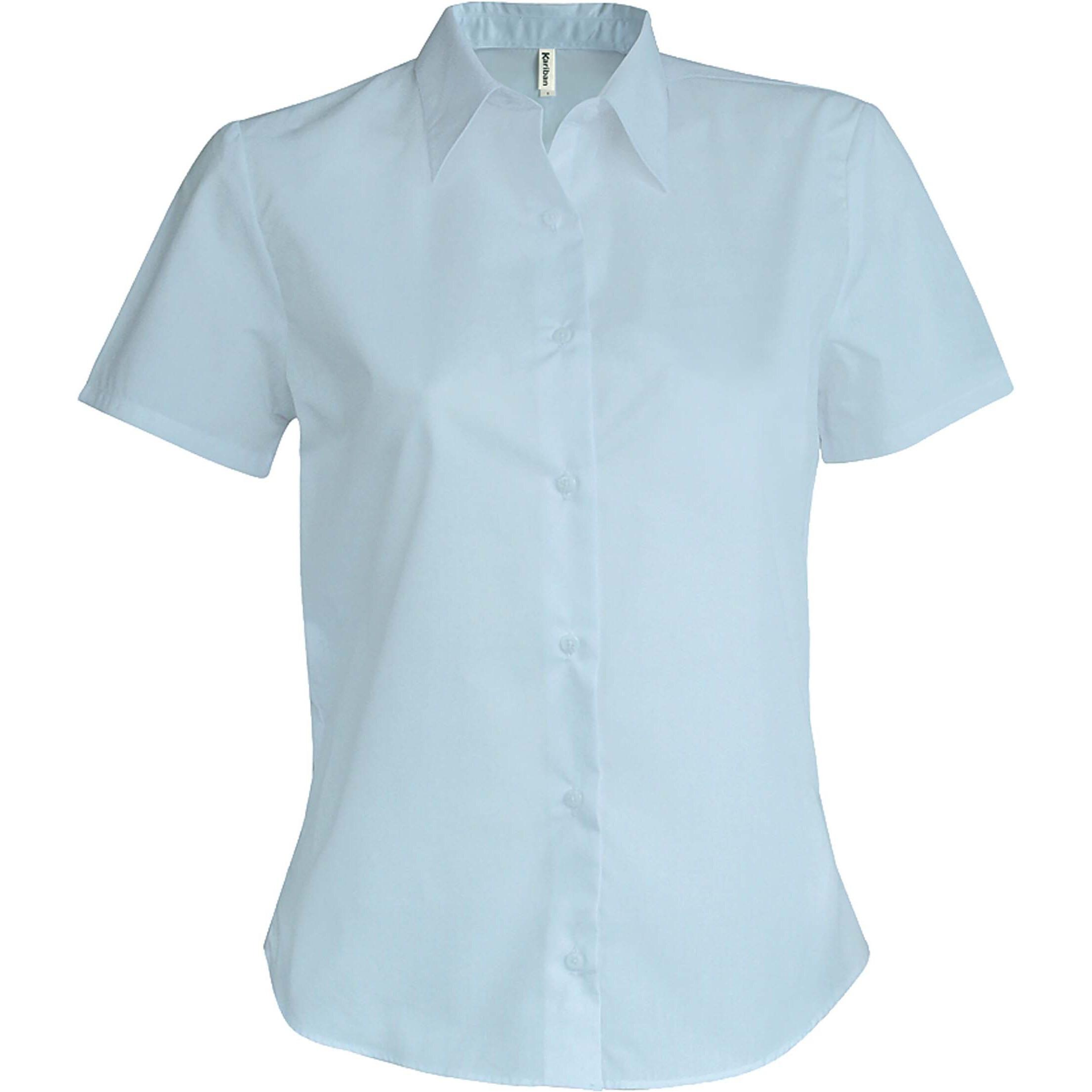 Kariban  camicia da a maniche corte oxford 