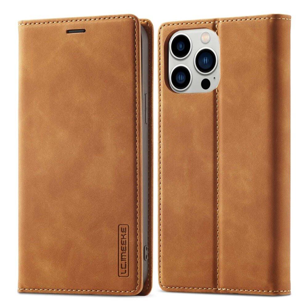 Cover-Discount  iPhone 14 Pro - Vintage Flip Case Etui 