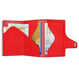 Tru Virtu Doubelwallet Click & Slide Rhombus Coral Argent  