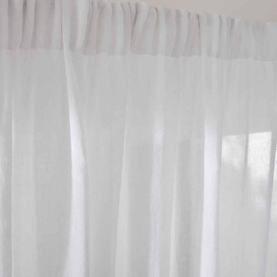 La Redoute Intérieurs Vorhang ARON aus Polyester und Leinen  