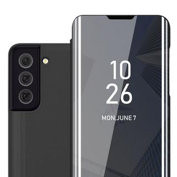 Hülle für Samsung Galaxy S22 Spiegel Standfunktion 360 Grad Schutz