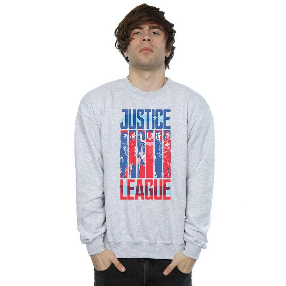DC COMICS Justice League Sweatshirt Imprimé  