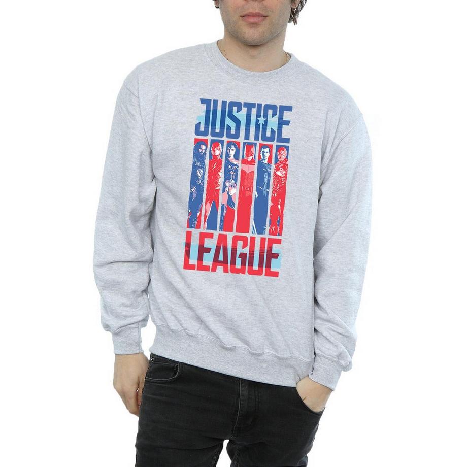 DC COMICS Justice League Sweatshirt Imprimé  