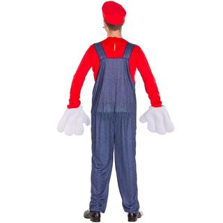 Tectake  Costume da uomo super idraulico Mario 