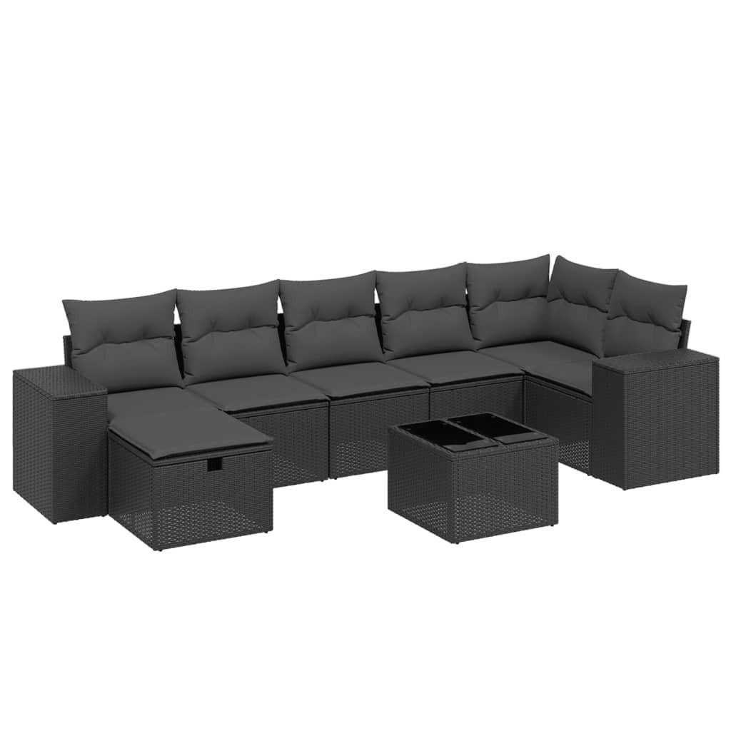 VidaXL set divano da giardino Polirattan  