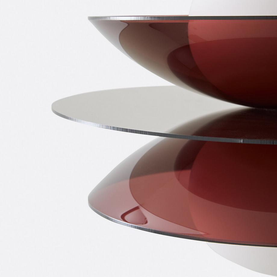 La Redoute Intérieurs Suspension plexiglas et verre opalin  