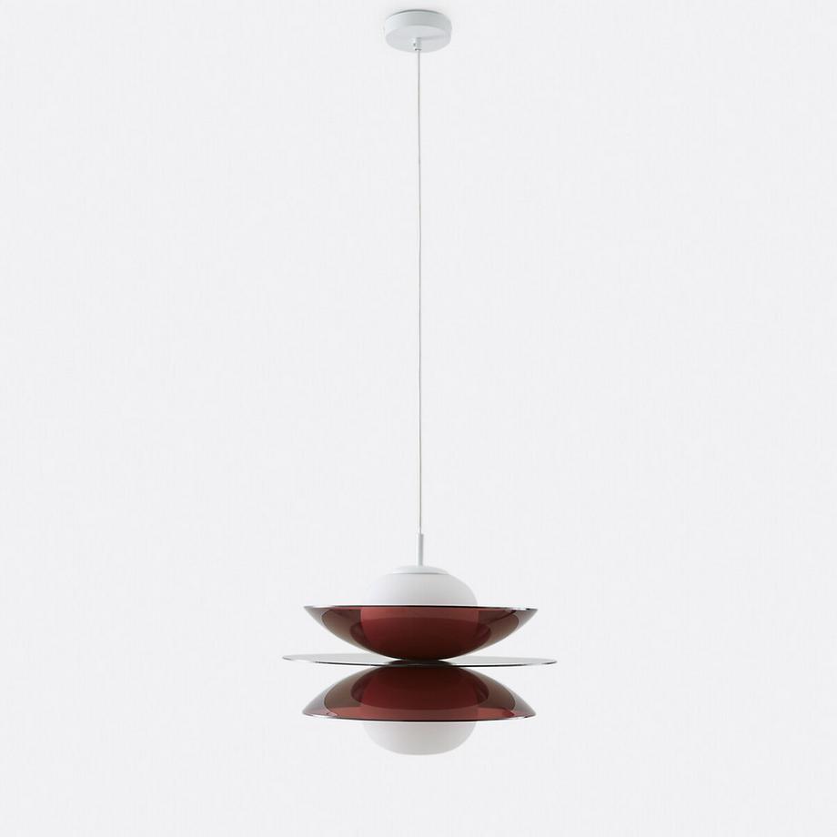 La Redoute Intérieurs Suspension plexiglas et verre opalin  