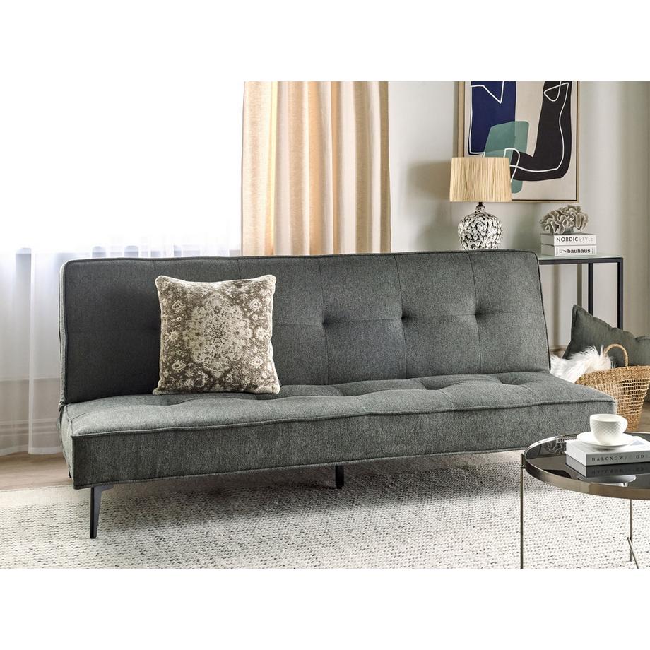 Beliani Divano letto en Tessuto Moderno ESSVIK  