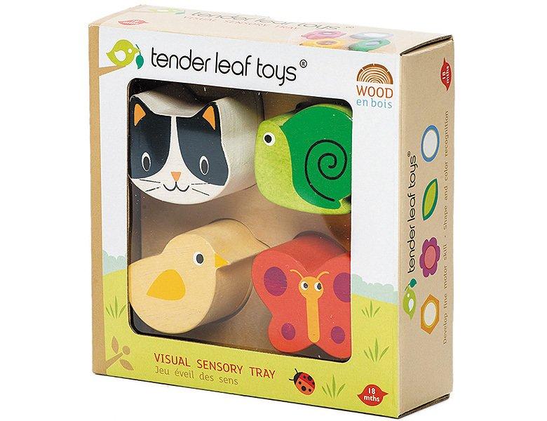 Tender Leaf Toys  Lernspiel Touch Sensorik (4Teile) 