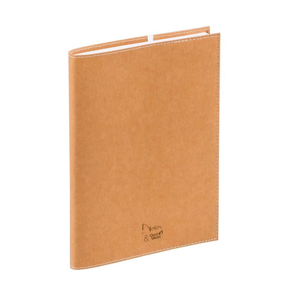 Quo Vadis Quo Vadis - Quaderno per gli appunti - Nelies - Marron - Pagine A righe - 16x24 cm - Carta Clairefontaine Riciclata - Prodotto in Francia  