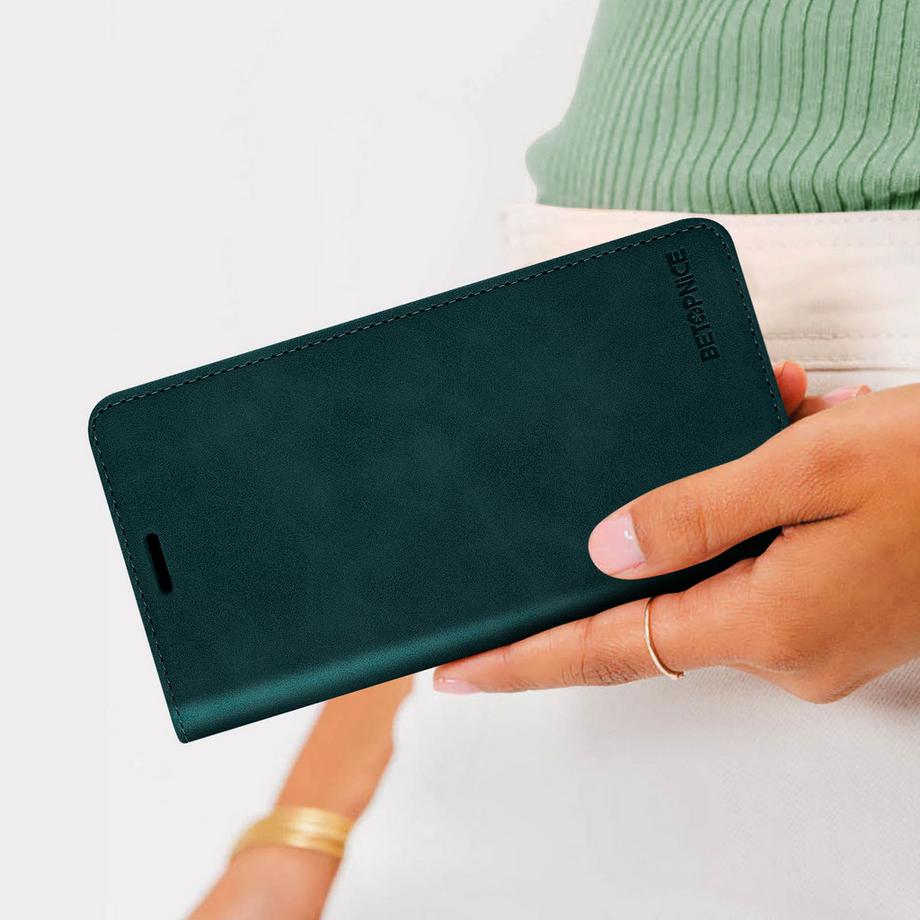 Avizar  Portemonnaie Hülle iPhone 15 Pro Grün 