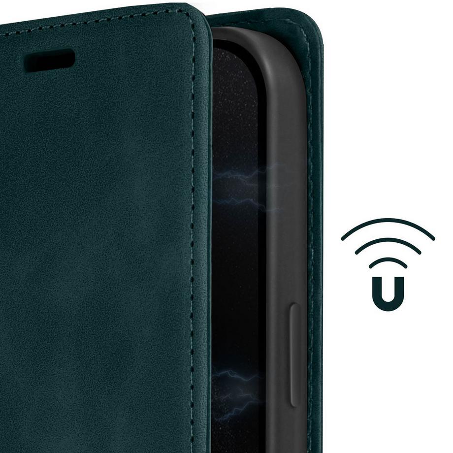 Avizar  Portemonnaie Hülle iPhone 15 Pro Grün 