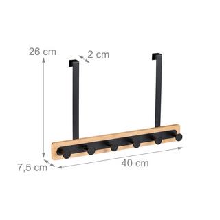 Northix Appendiabiti da porta, 6 ganci  
