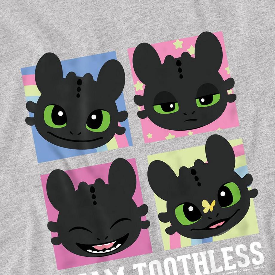 DRAGONS  T-ShirtMotiftyle Carrés Team Toothless 