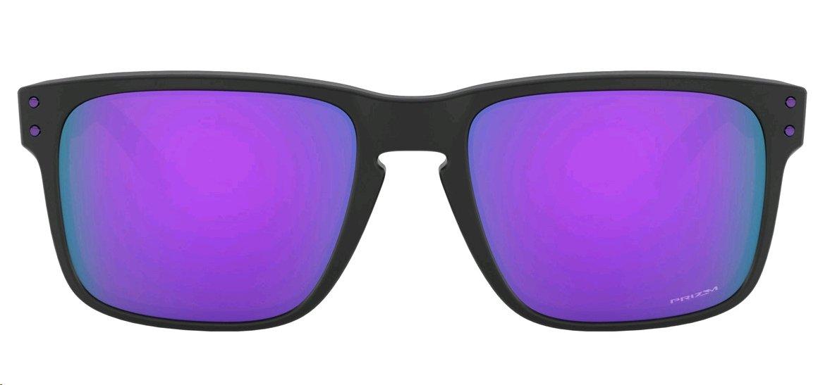 OAKLEY Holbrook Matte Black Prizm Violet Sonnenbrille  