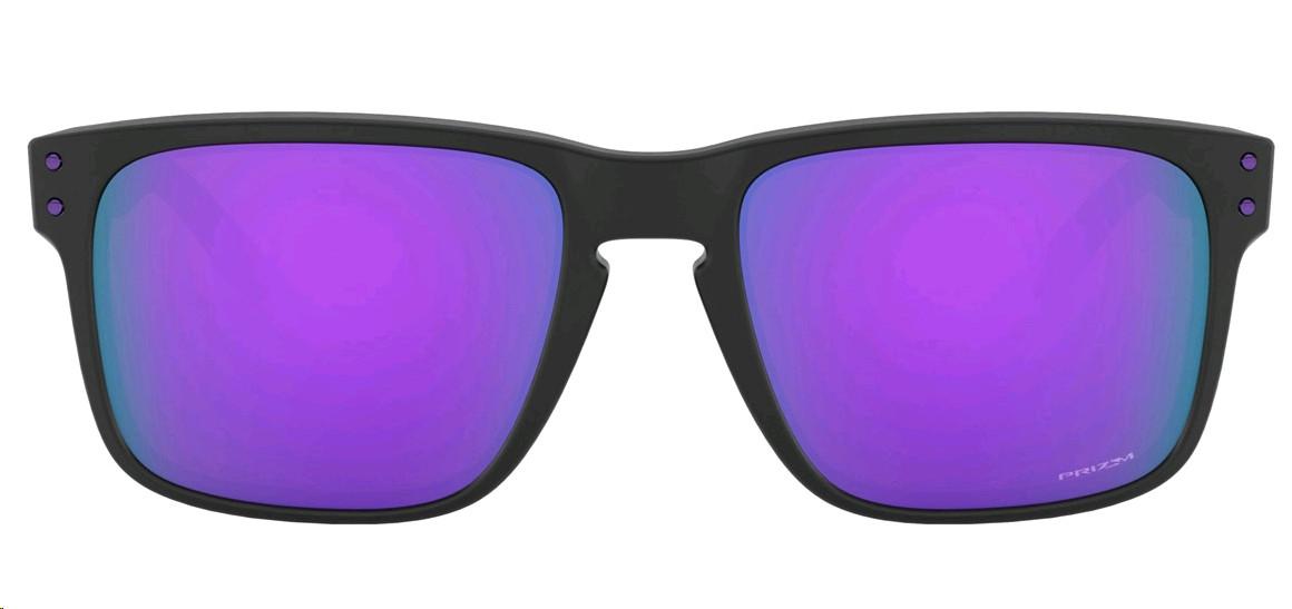 OAKLEY Holbrook Matte Black Prizm Violet Sonnenbrille  