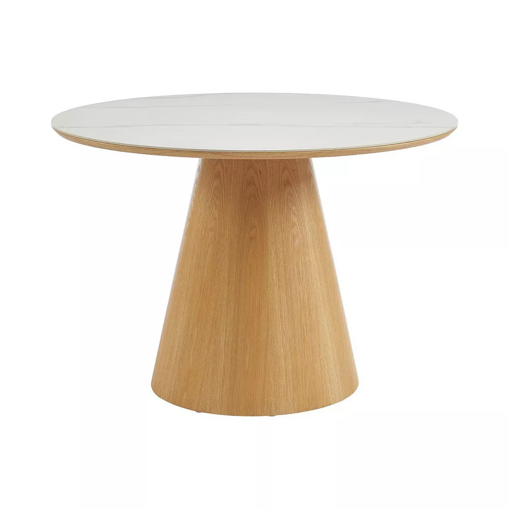 Vente-unique - Table à manger ANTALIZA, One Size, Blanc
