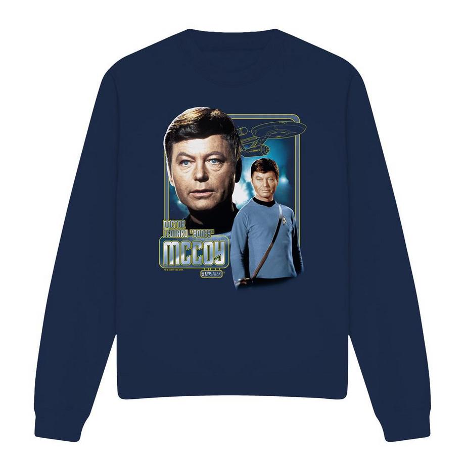 Star Trek Star Trek Doctor Leonard McCoy Bedrucktes Sweatshirt  