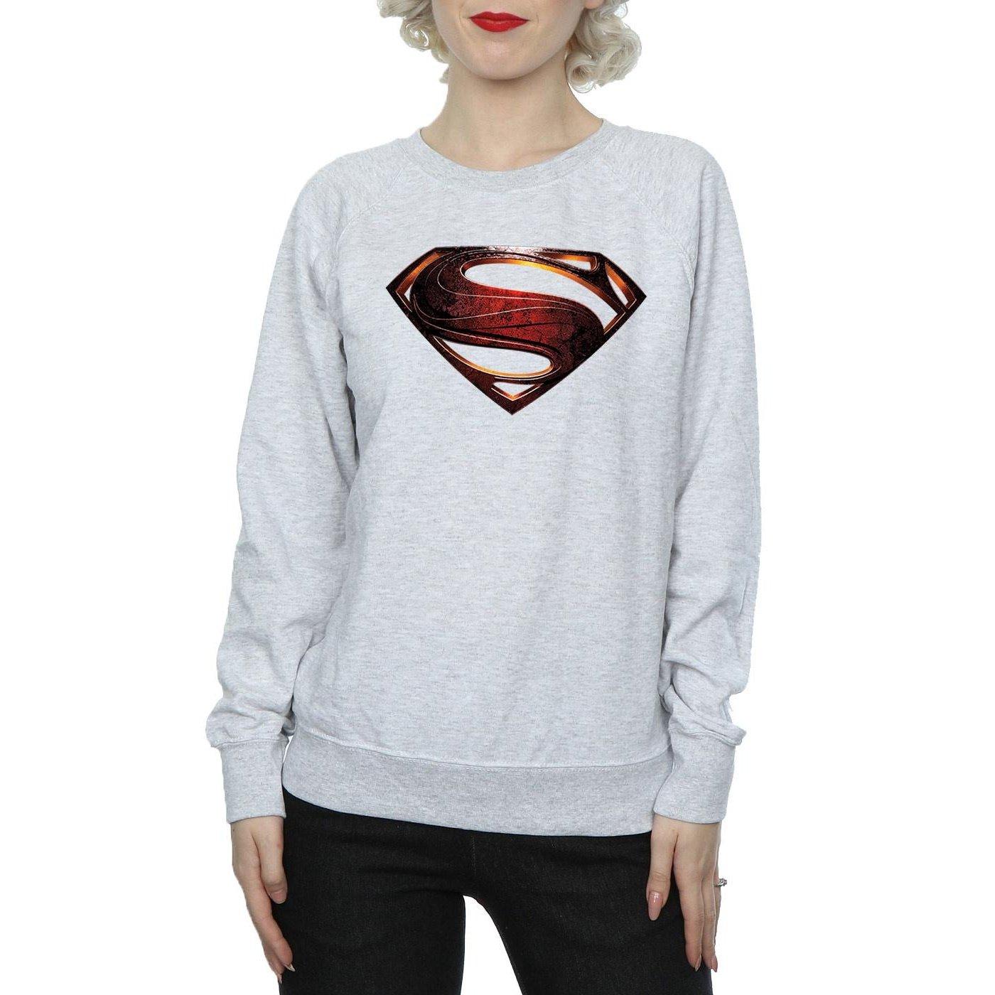 DC COMICS  Justice League Movie Superman Emblem Sweatshirt 