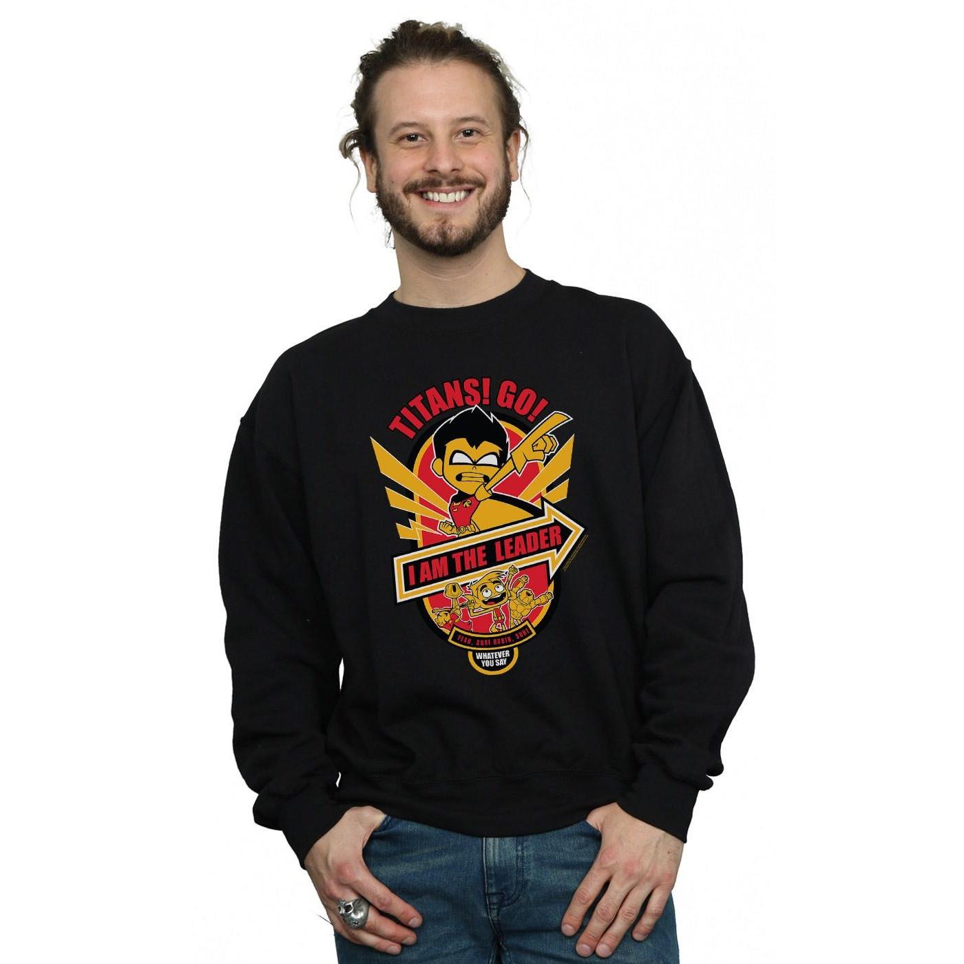 DC COMICS  Teen Titans Go I Am The Leader Sweatshirt 