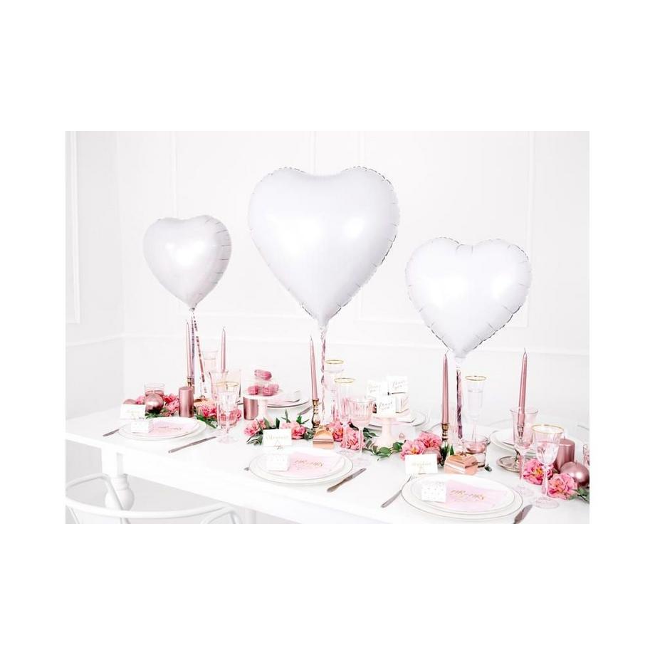 PartyDeco  Ballon en feuille en forme de cœur pour la décoration de fête 