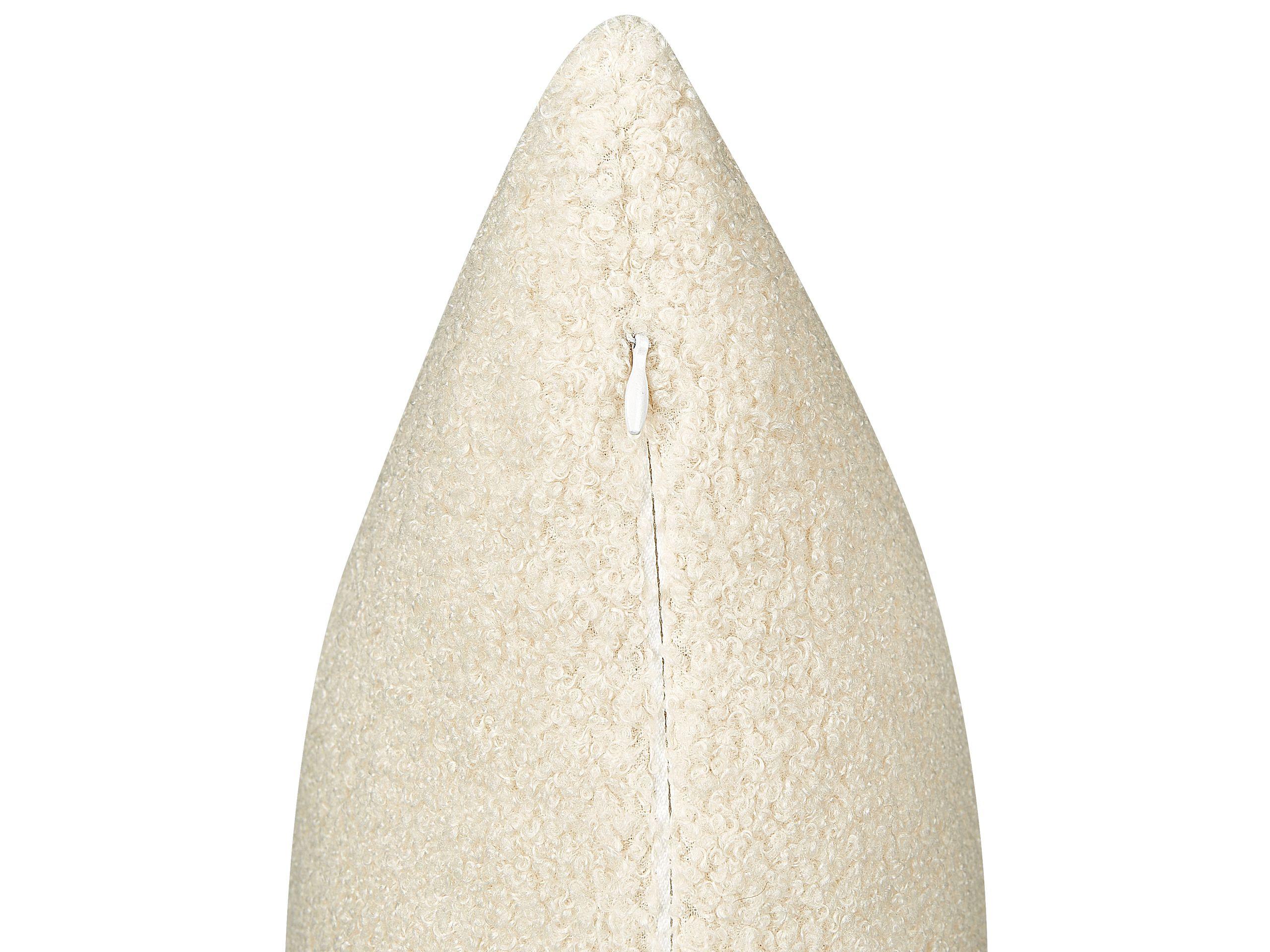 Beliani Dekokissen 2er Set aus Bouclé Klassisch LEUZEA  