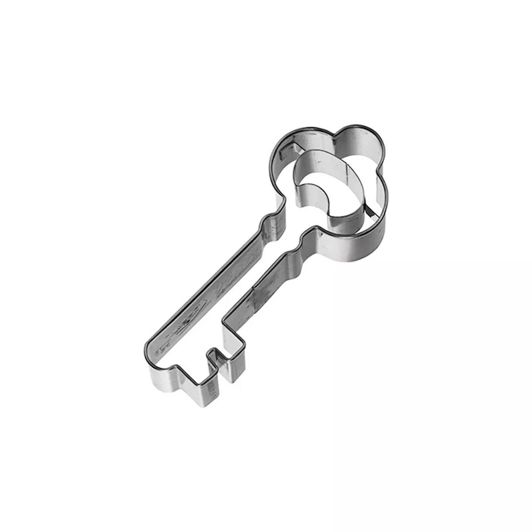 BIRKMANN - B198234 Ausstechform “Schlüssel” Edelstahl 8 cm, One Size