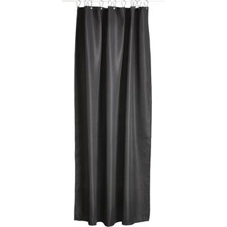 Zone Denmark Zone Duschvorhang Lux schwarz Länge 200cm, Breite 180cm, Polyester  