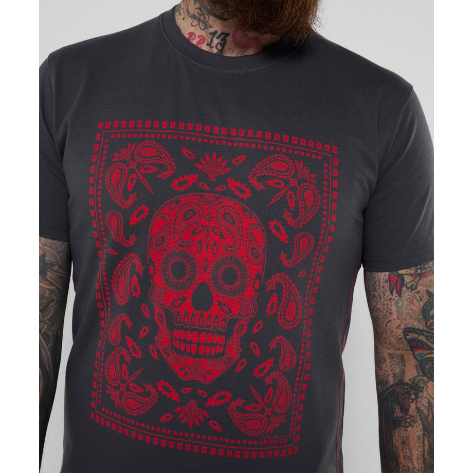 Joe Browns T-Shirt con Stampa Teschio e Sciarpa  