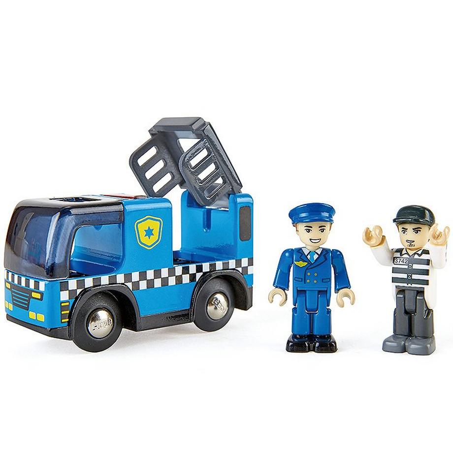 Hape  Eisenbahn Polizeiauto mit Sirene 