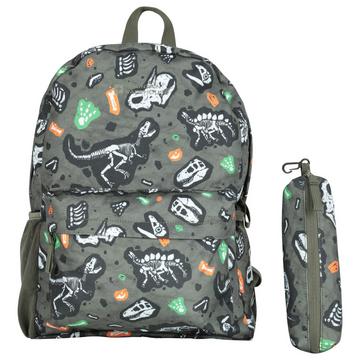 Rucksack und Federmäppchen Bookworm, 15l