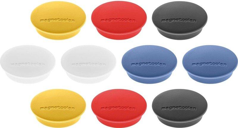 magnetoplan  MAGNETOPLAN Magnet Discofix Junior 34mm 1662110 assortiert 10 Stk. 