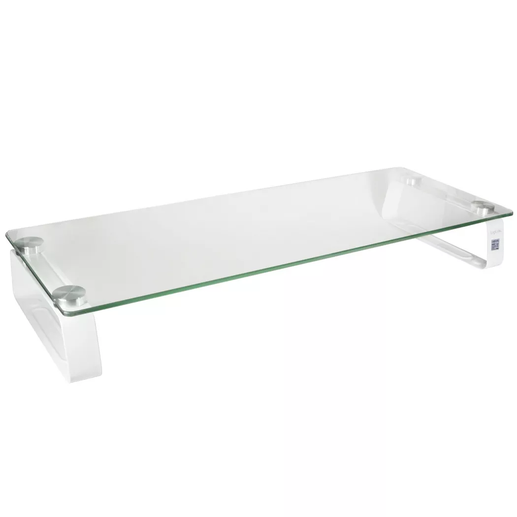LogiLink BP0027 support d'écran plat pour bureau 81,3 cm (32") Métallique, Transparent