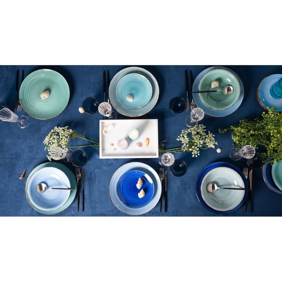 TAVOLA  Geschirrset Blue 18 Teilig 